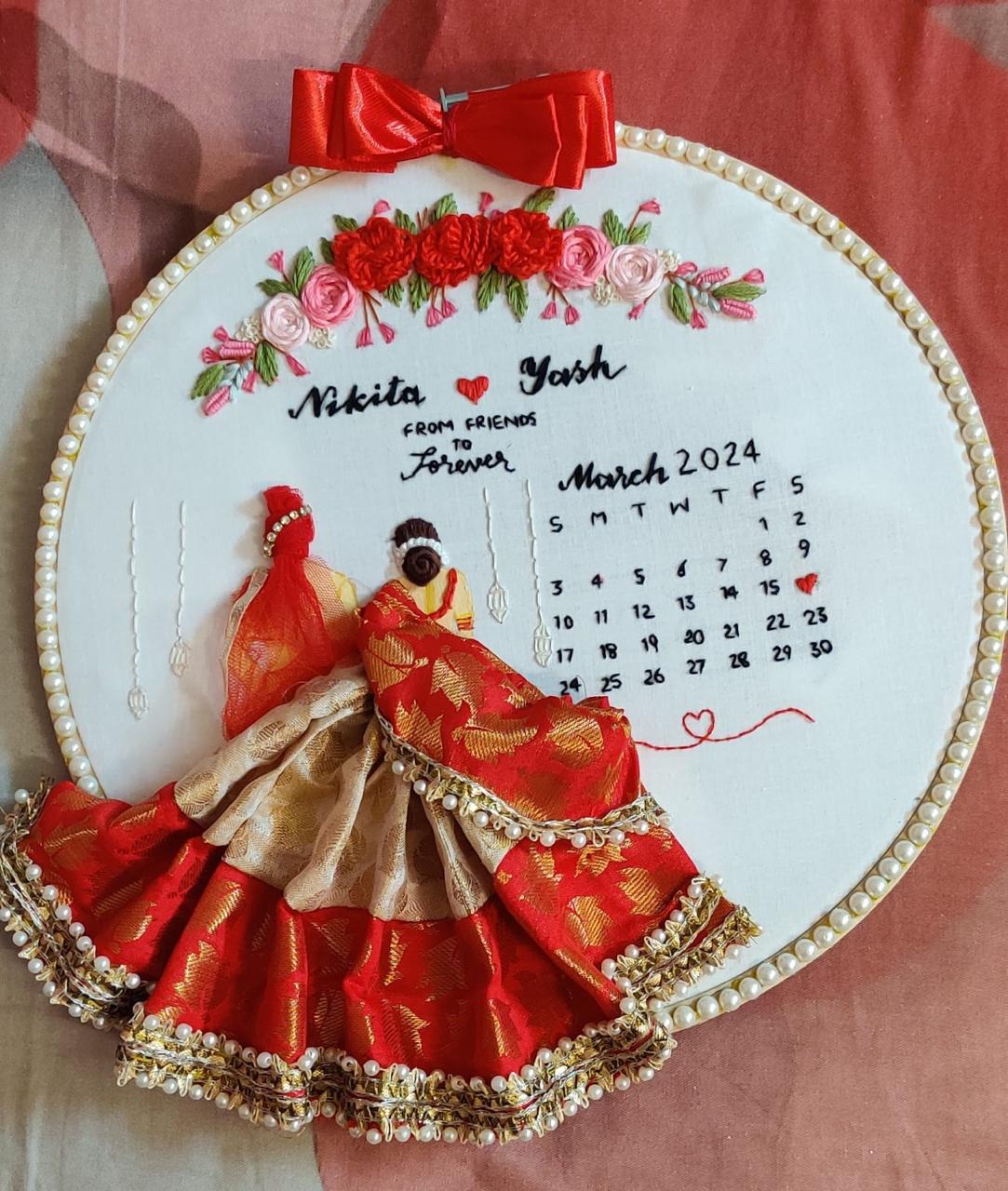 Threaded Romance Embroidery Hoop