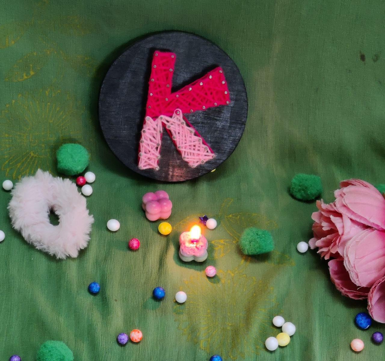 Alphabet Artistry string art