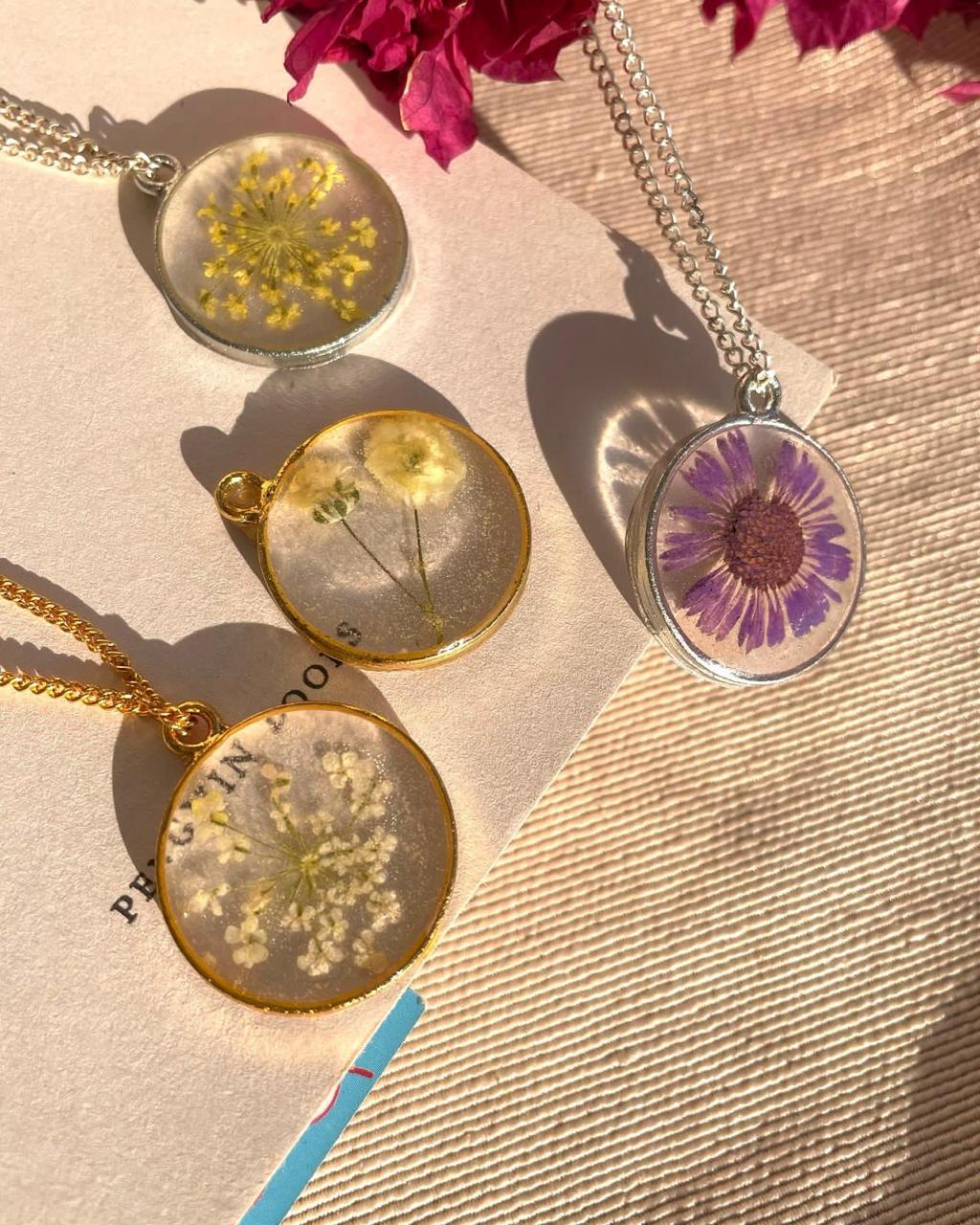 Ethereal Resin Pendants