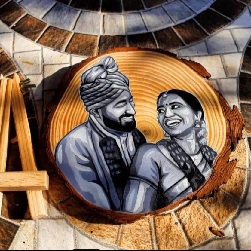 Woodland Impressions Black And White  portrait