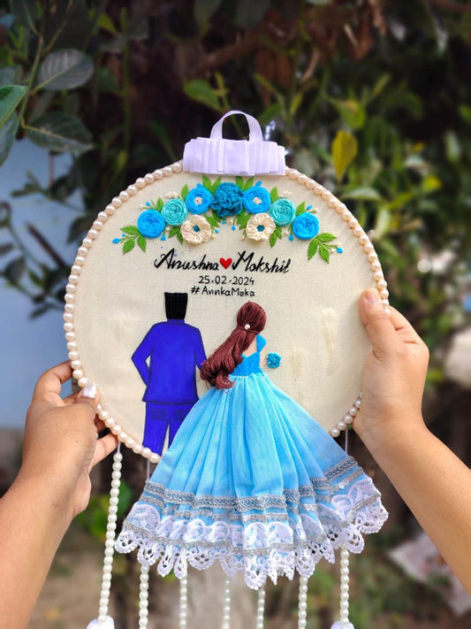 Lovers' Symphony Embroidery Hoop