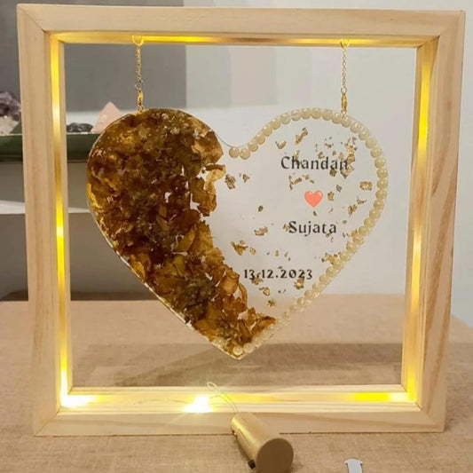 Radiant Heart Resin Frame