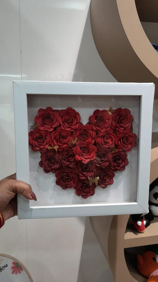 Prestigious Paper Flower Frame
