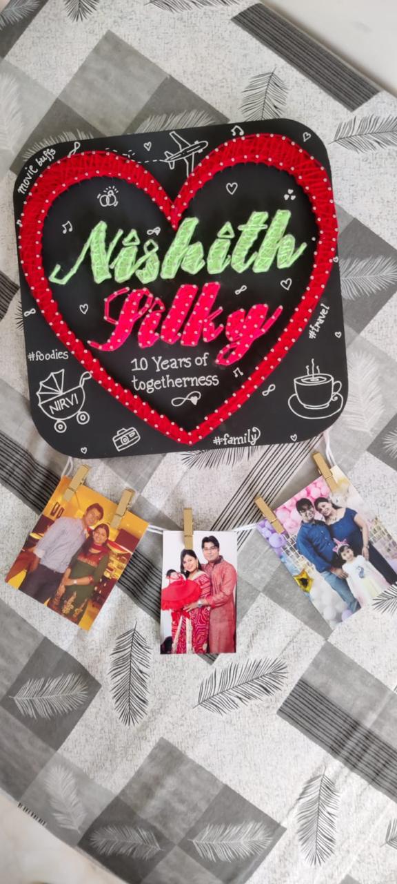 Together in Threads string art