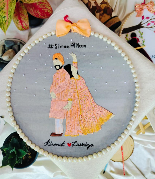 Enduring Affection Embroidery Hoop
