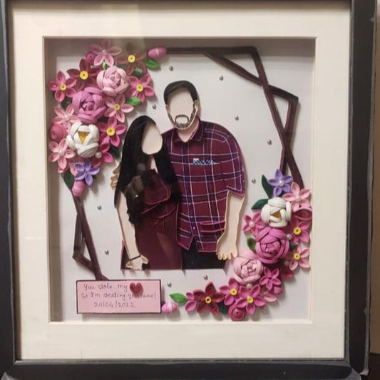 Together in Quilling Frame