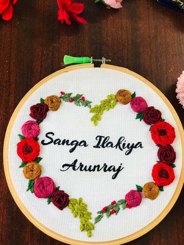 Ethereal Elegance Name Hoop