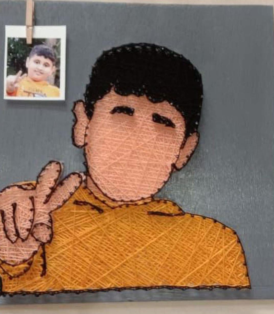 Strung Together string art