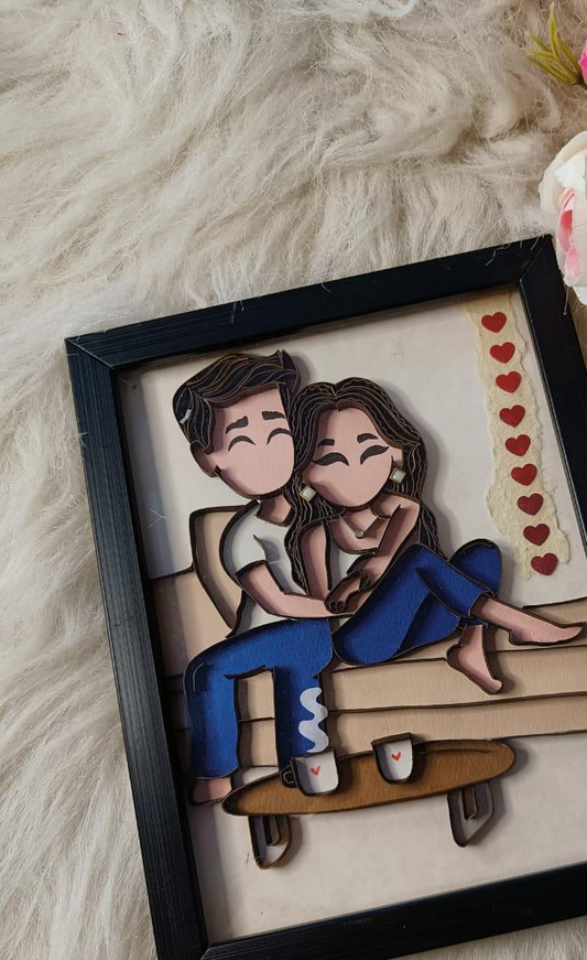 Timeless Grace Quilling Portrait