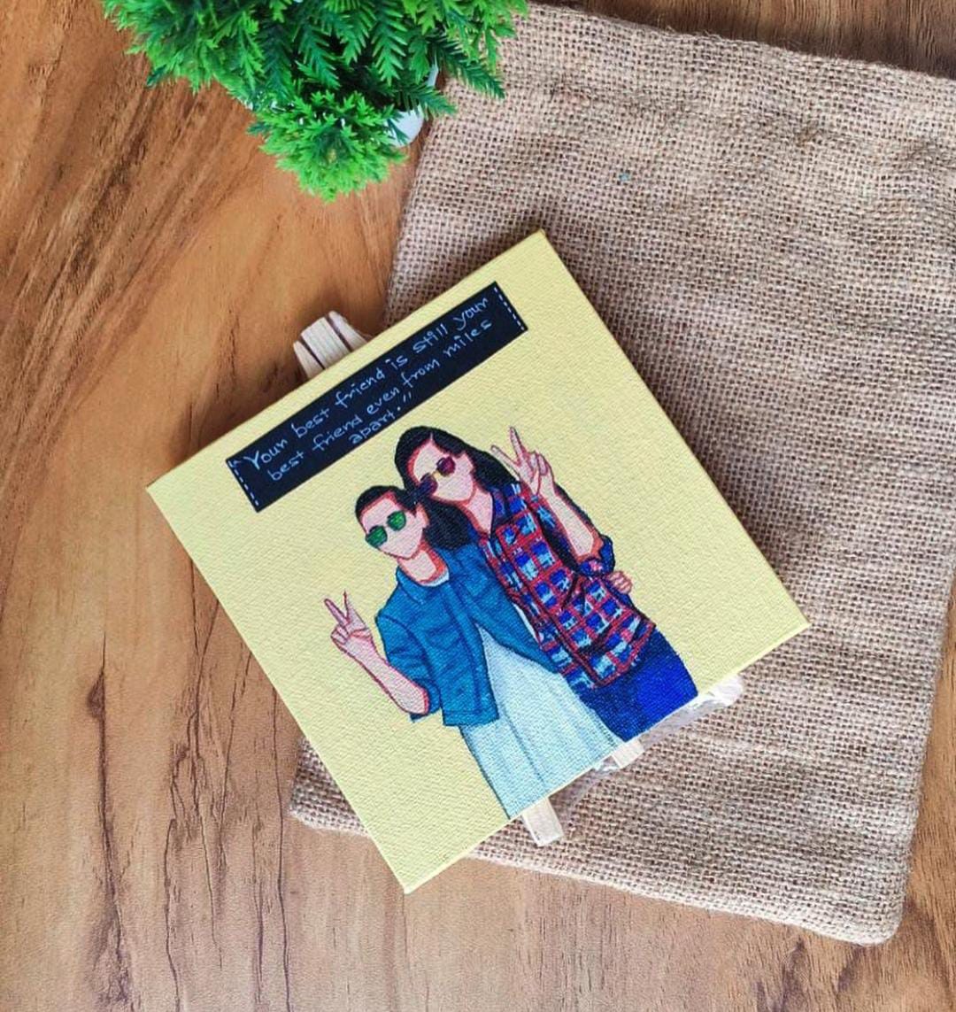 Canvas Creations friendship illustration