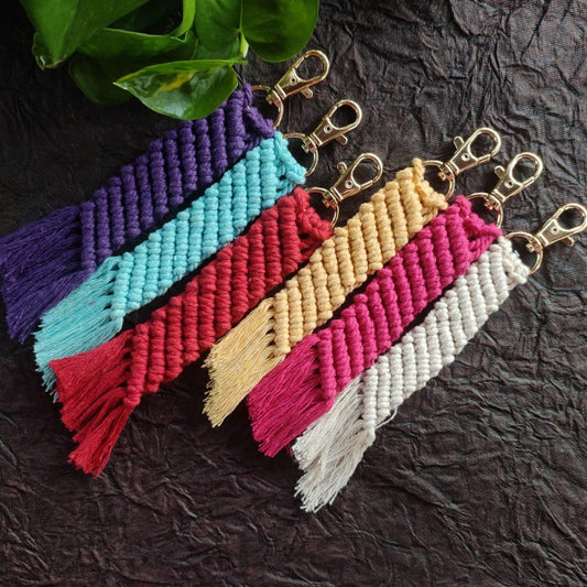 Woven Whimsy Keyring