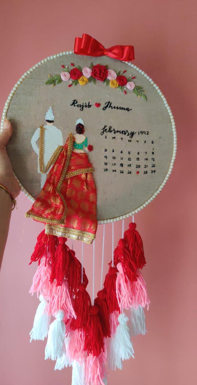 Endless Affection Embroidery Hoop