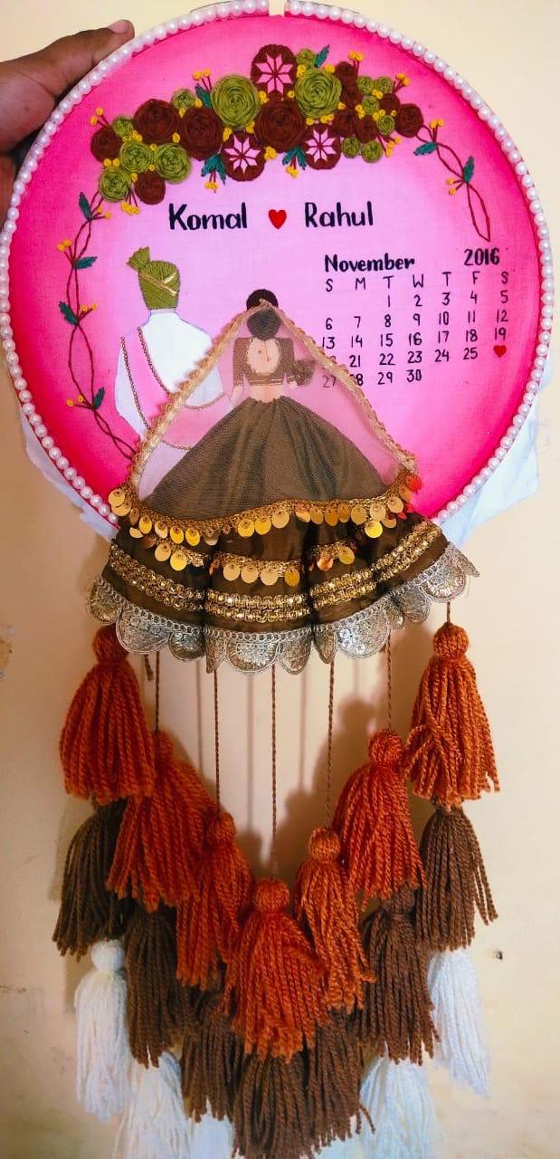 Romantic Journey Embroidery Hoop