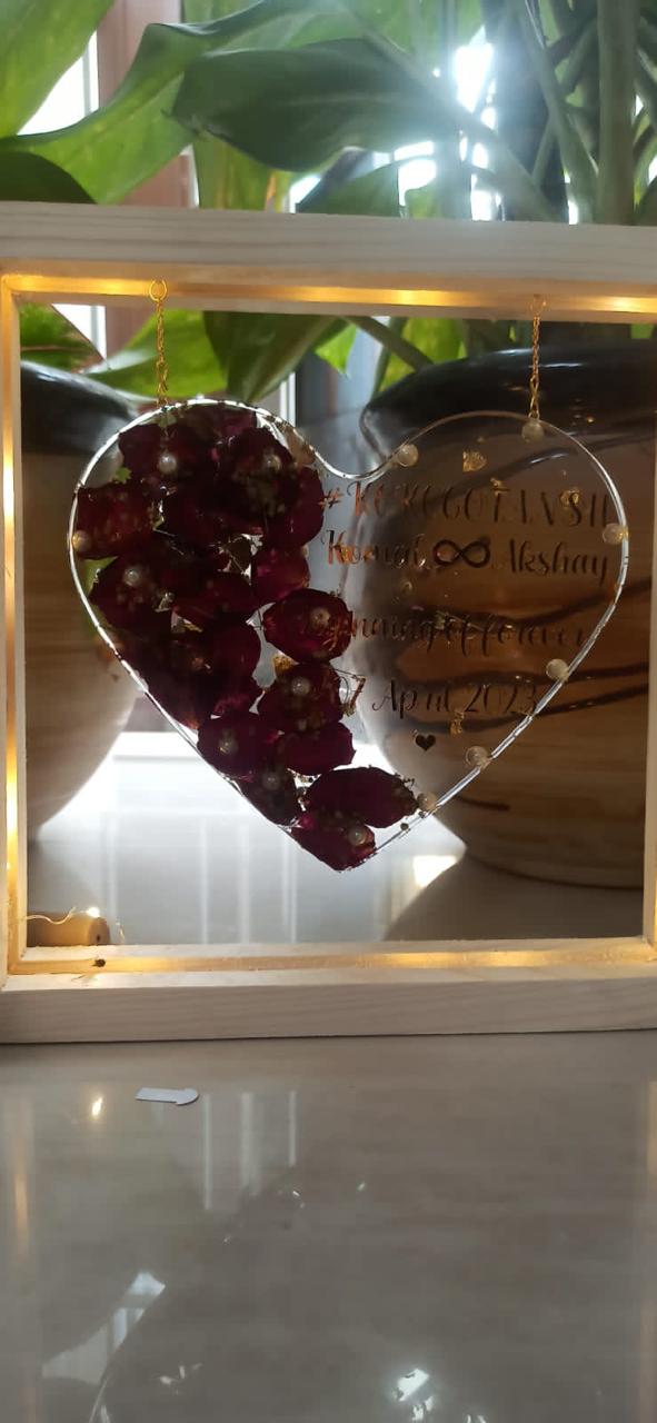 Eternal Resin Heart Frame