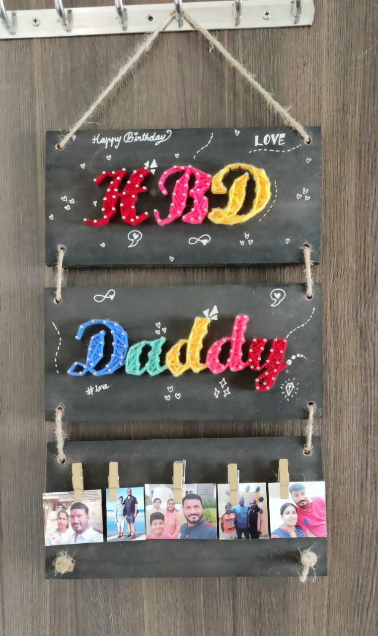 Dads Threads of Love string art
