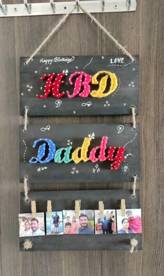 Dads Threads of Love string art