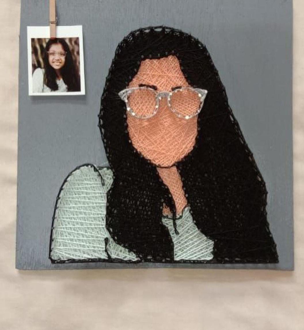 Strung Together string art