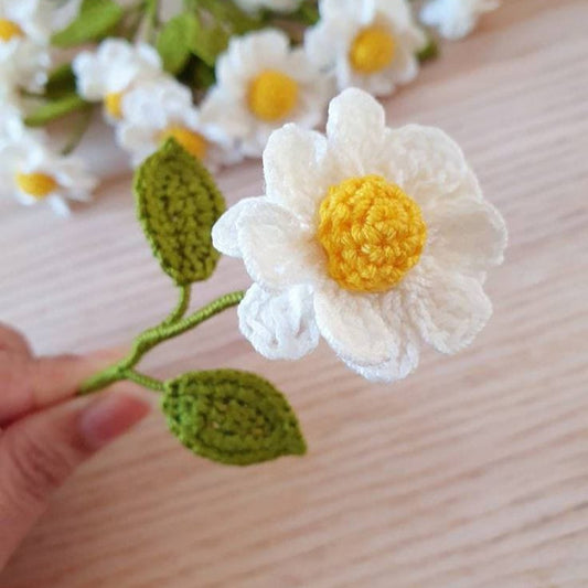 SnowPetal Elegance flower crochet