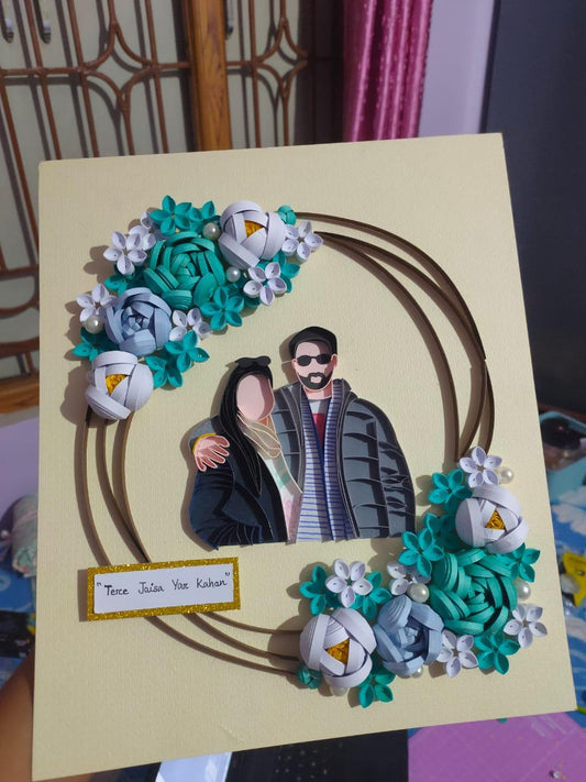 Enchanted Rose Garden Quilling Art