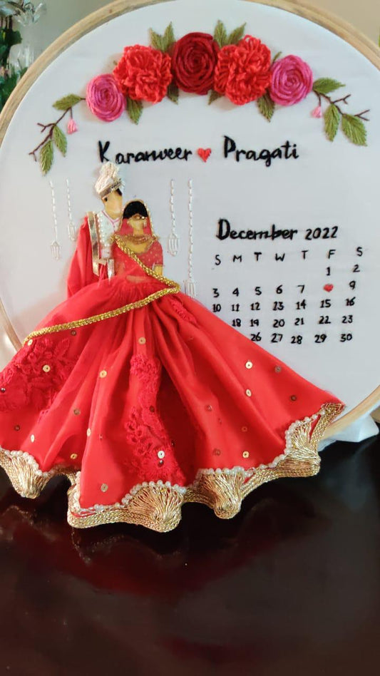 Enduring Embrace Embroidery Hoop