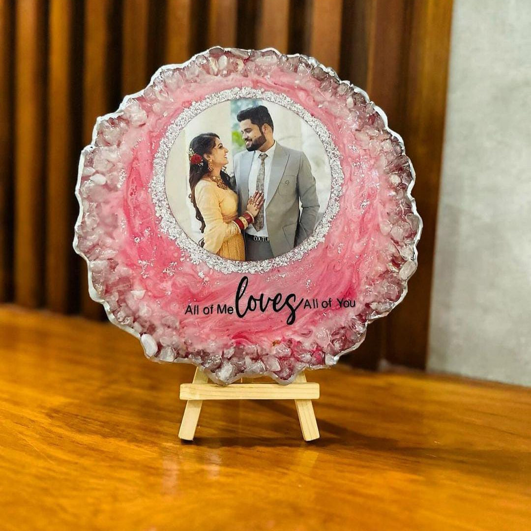 Everlasting Embrace Resin photo frame
