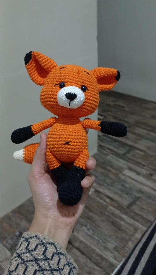 CrochetOxen Craftworks Fox Doll