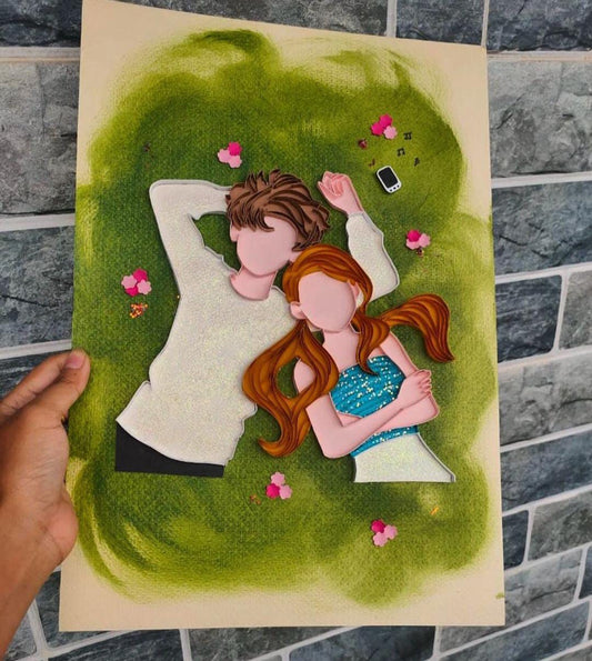 Quilling Fusion Portrait