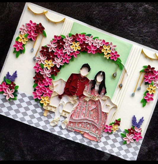 Handmade Quilling Craft Frame