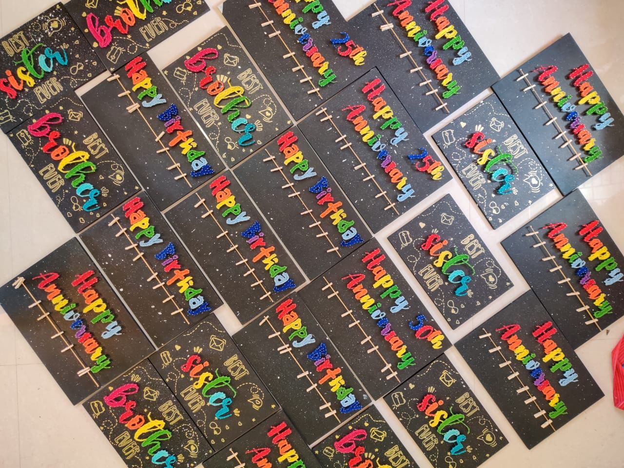 Golden Jubilee: Celebrating 50 Years of Love with String Art