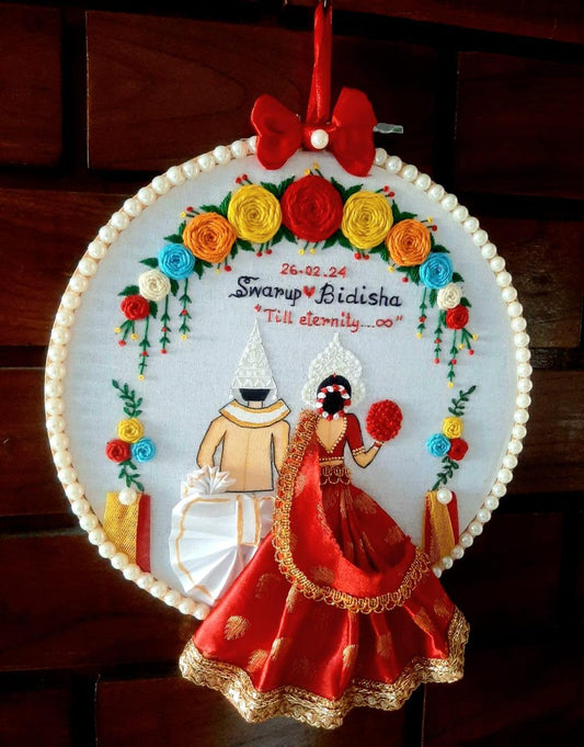 Artisanal Tapestry Circle Embroidery hoop art