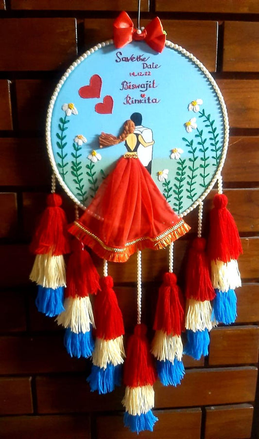 Eternal Unity Stitch hoop art