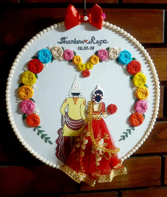 Enchanted Stitchery Circle hoop art