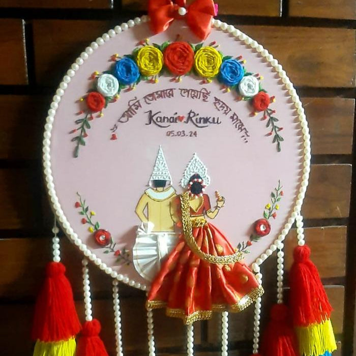 Artisan Embrace Embroidery Hoop String art