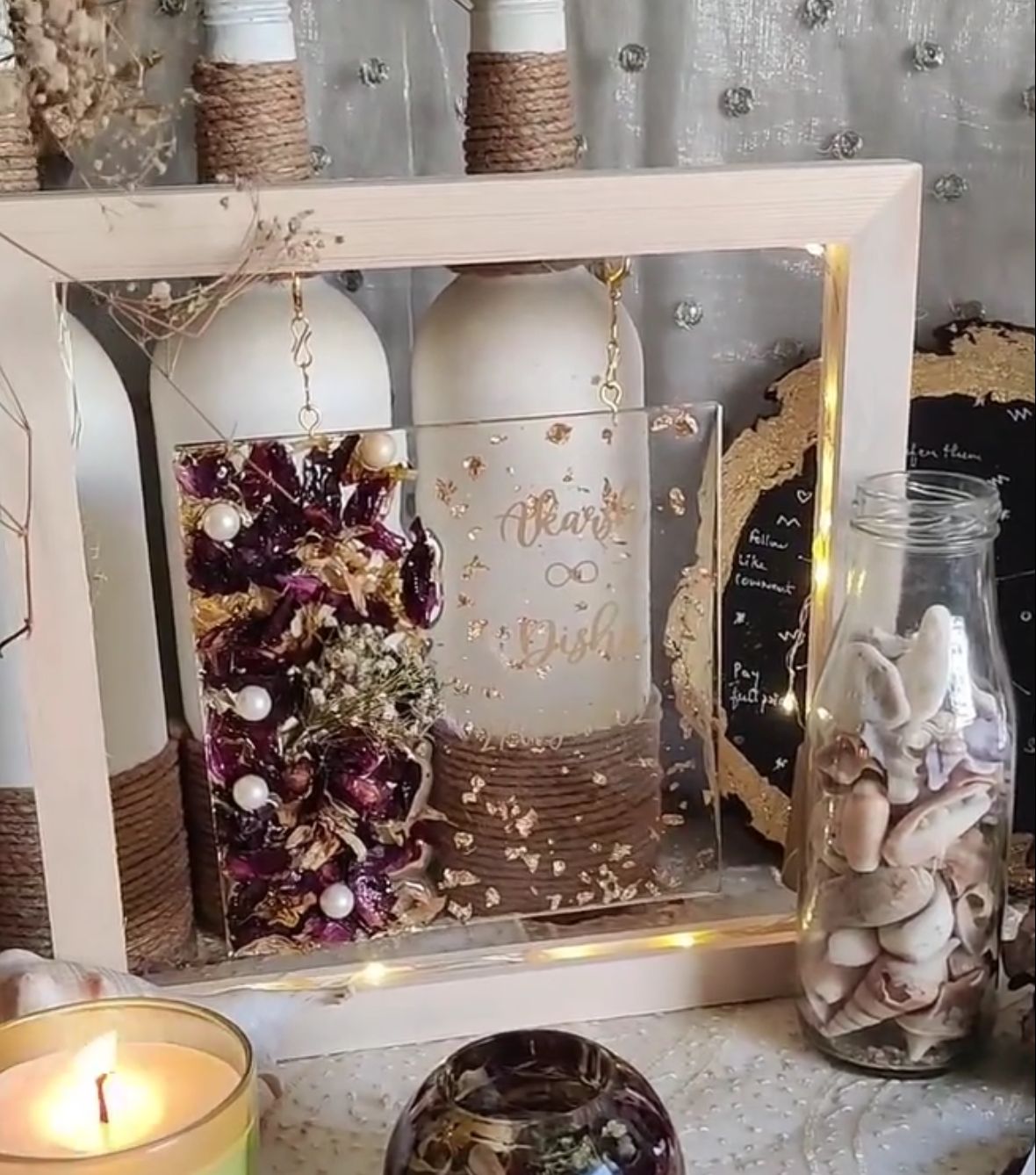 Nebula Whispers Resin Frames