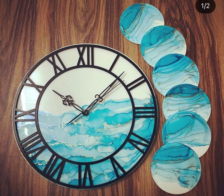 Resin Alcohol Clock