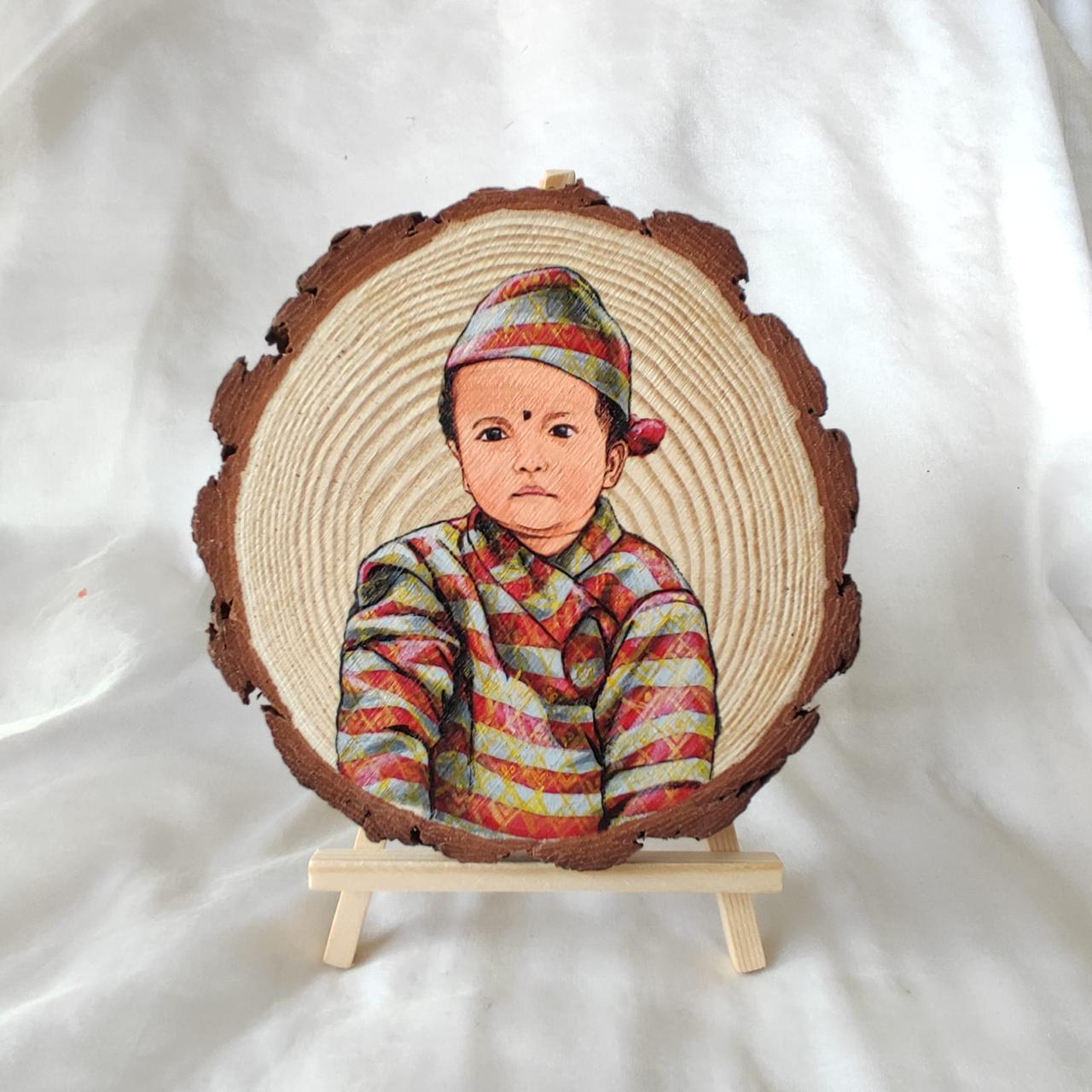 Hand-painted Enchanted Woodland Whirl