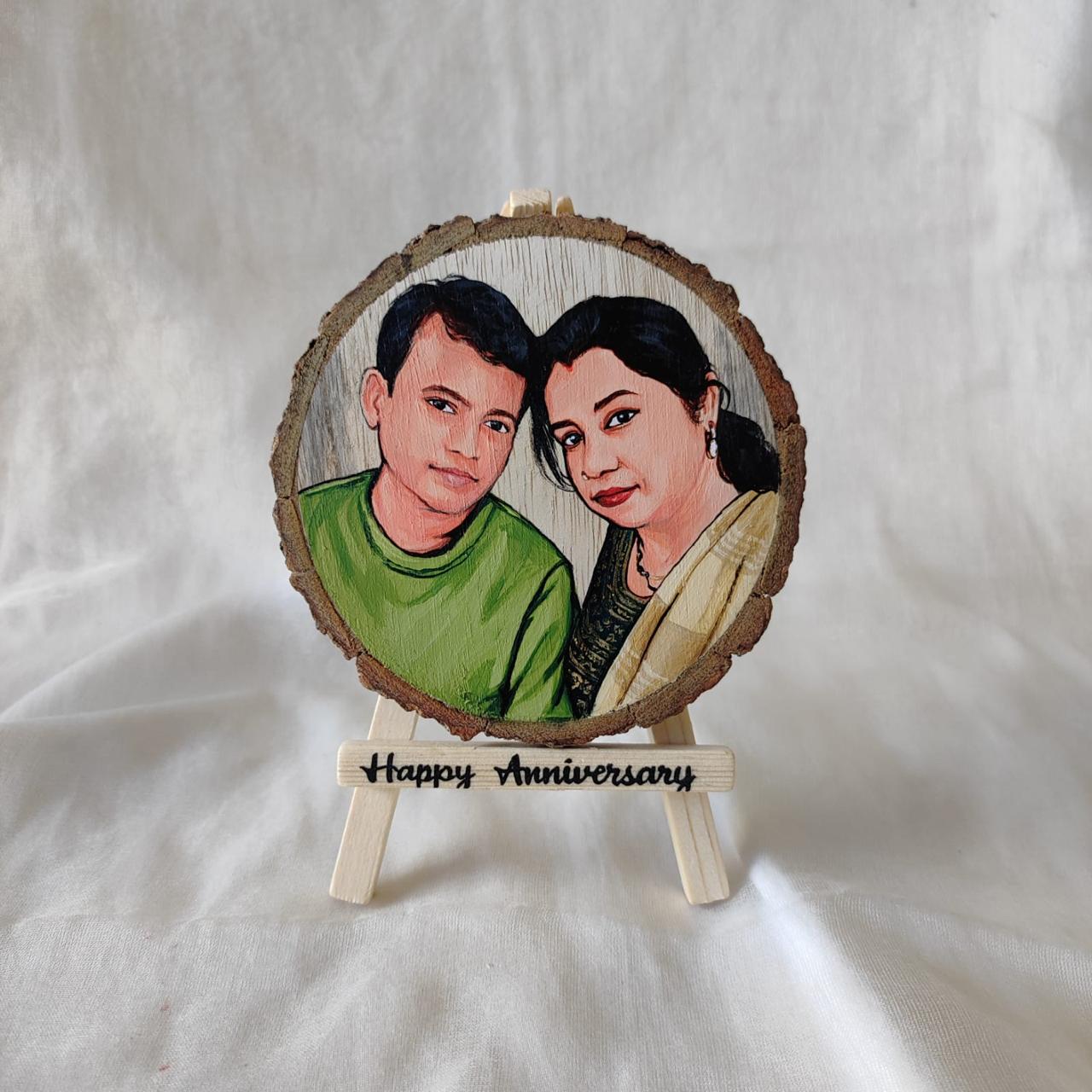 Enamored Essence Handpainted Couple Discs