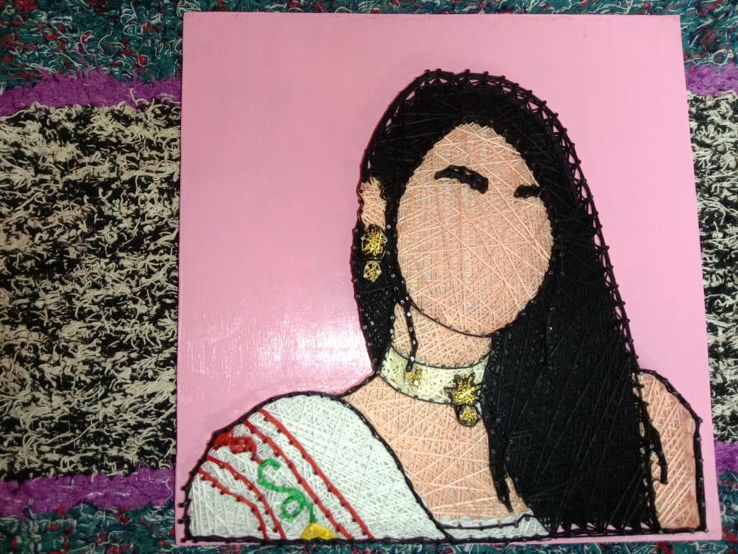 Feminine Flourish String Art