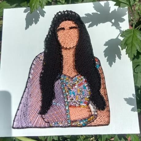 Feminine Flourish String Art