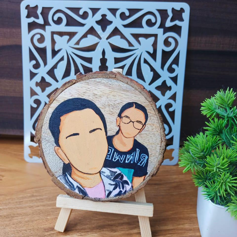 Artisanal Arboreal Illustration Medallions painting