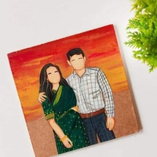 Harmony in Hue: A Couples Canvas