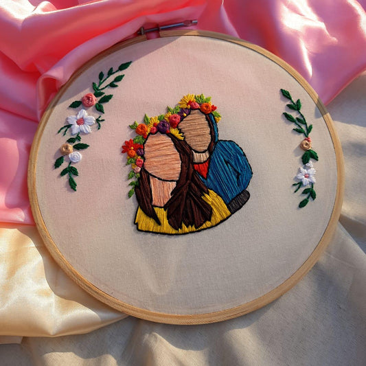 Stitched Splendor Hoops