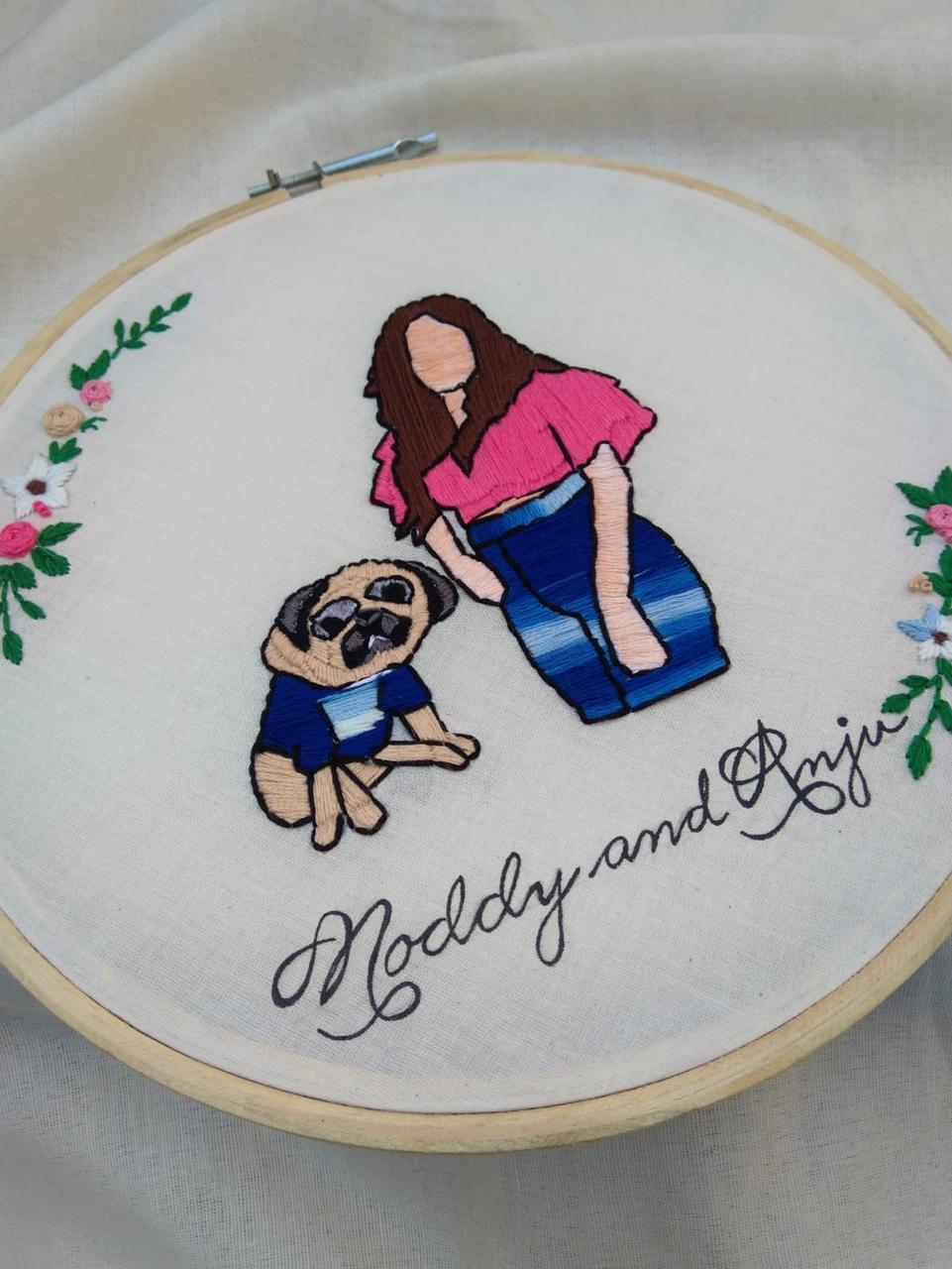 Paws Embroidery Hoops