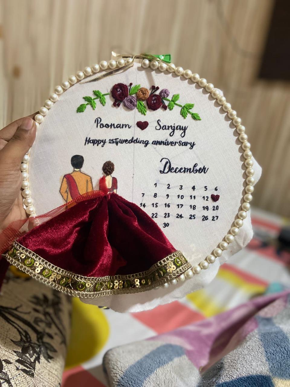 Eternal Embrace hoop art