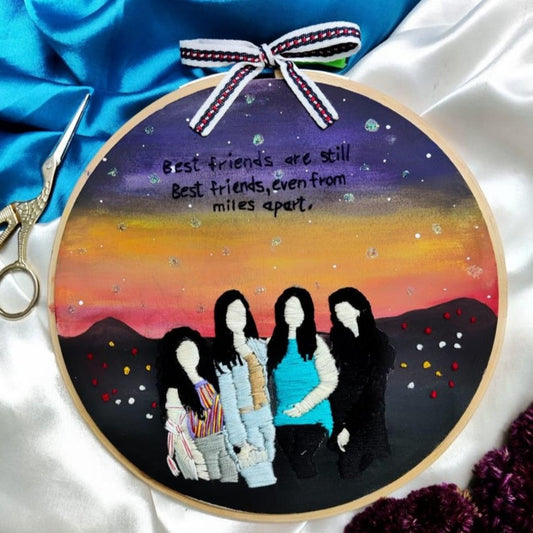 Hand made Everlasting Friendship Hoop
