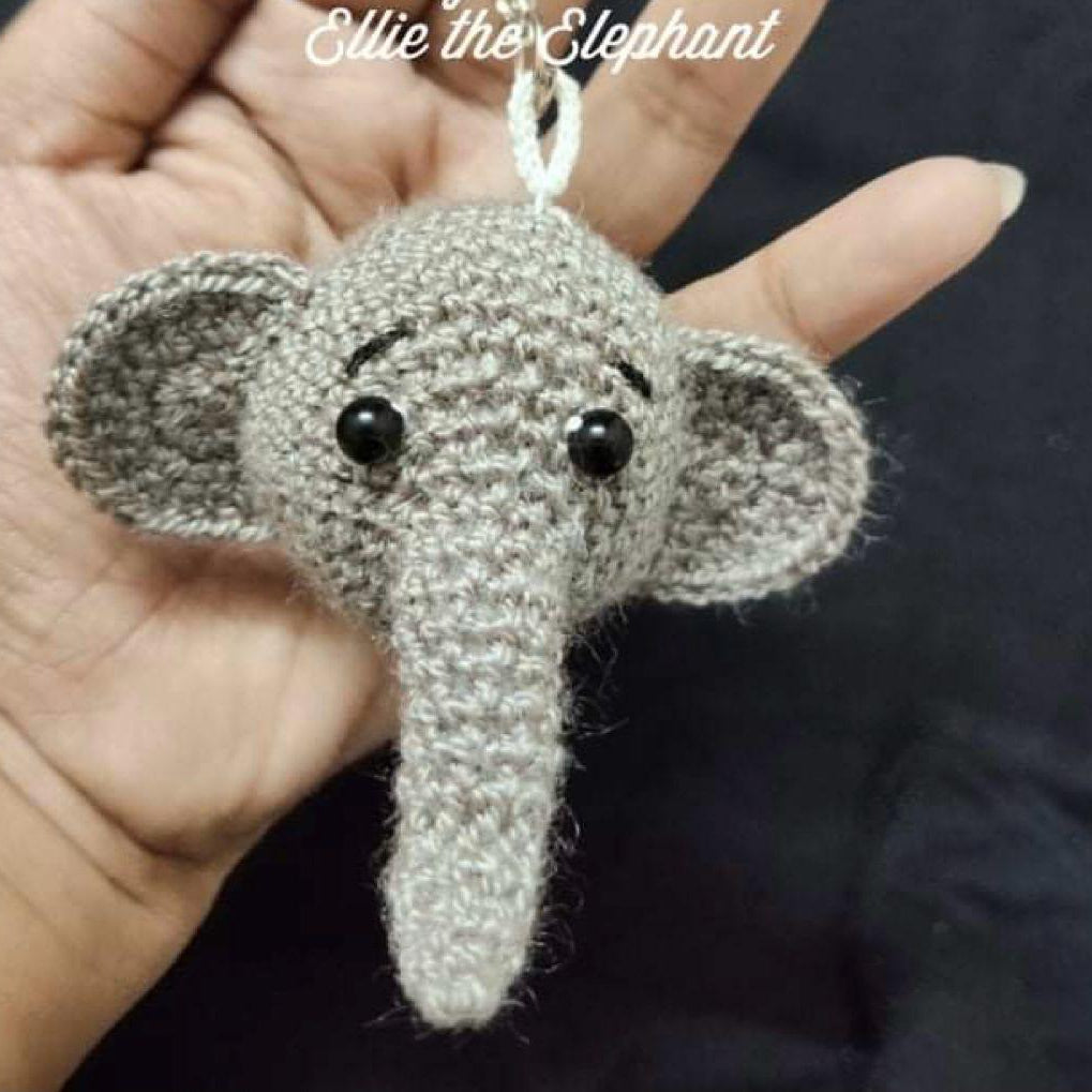 Cuddly Companions Handcrafted Crochet Animal Keyrings (Combo of 4)