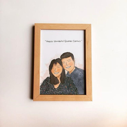 Hand painted Artisanal Portraiture