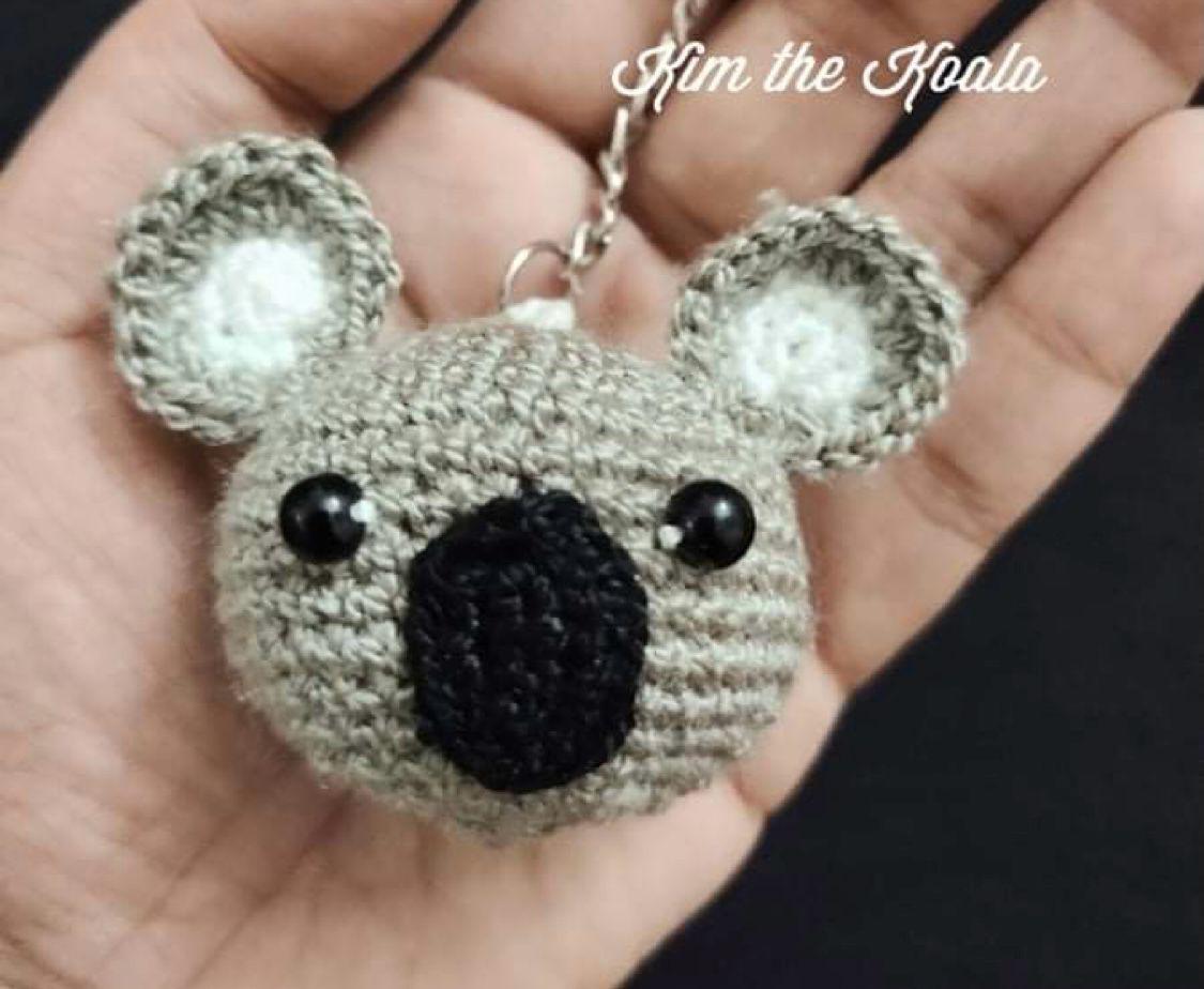 Cuddly Companions Handcrafted Crochet Animal Keyrings (Combo of 4)