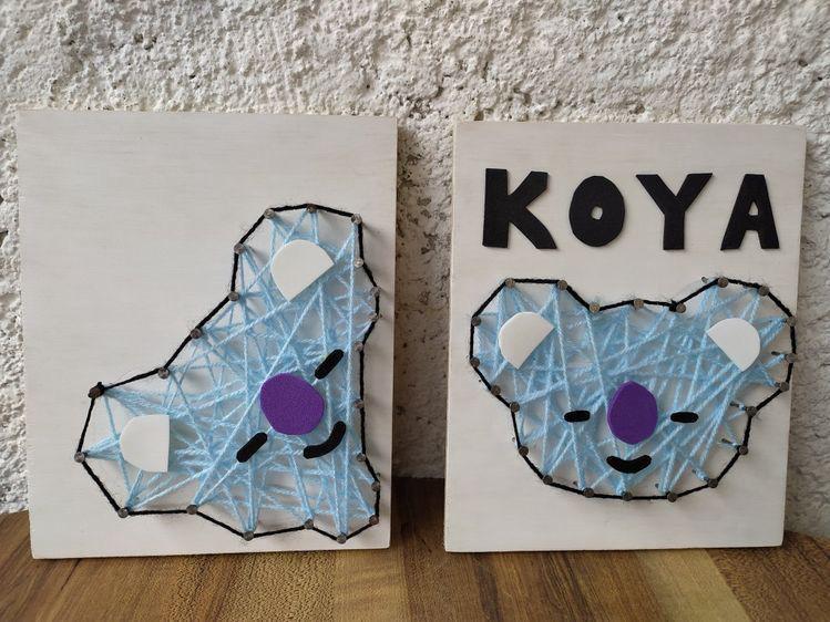 BTS Koya Threads Handcrafted String Art