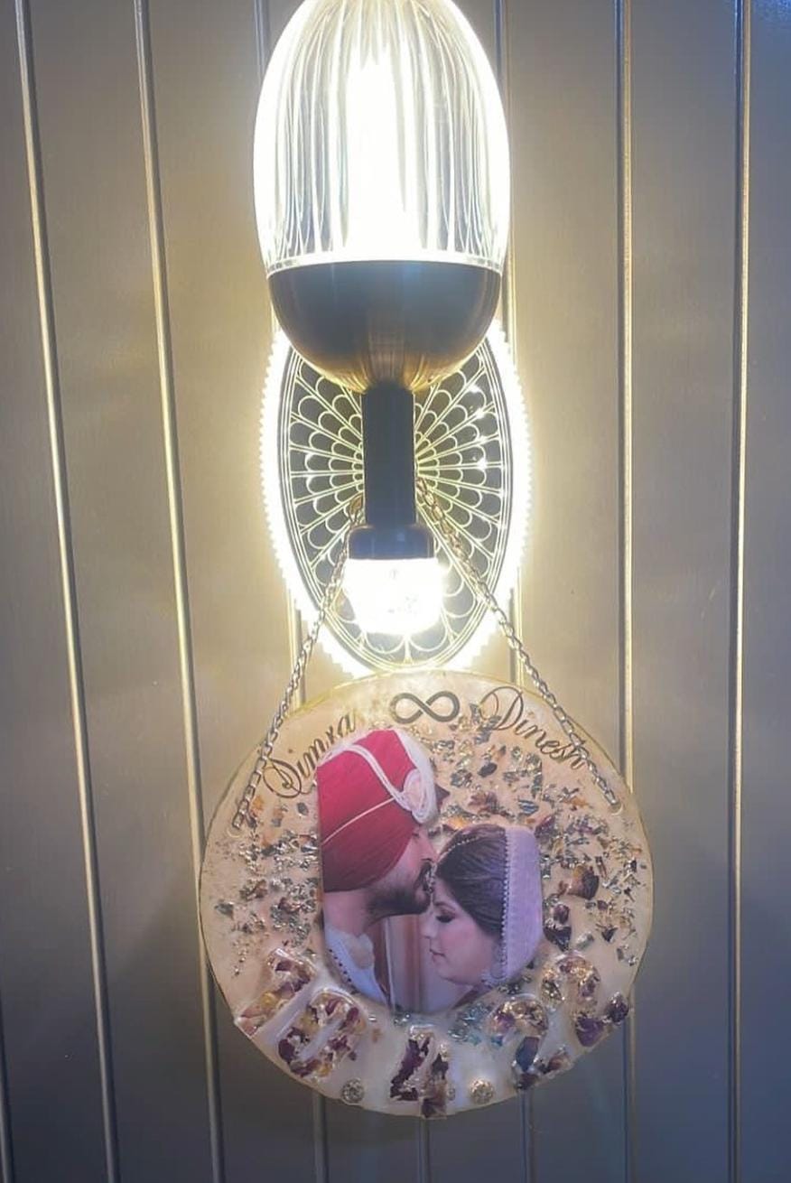 Eternal Moments Handcrafted 3D Resin Date Frame